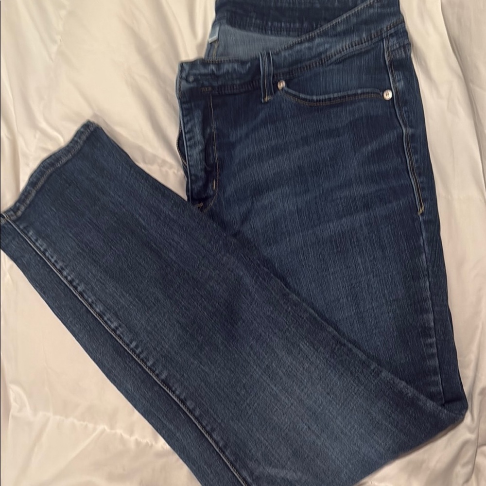 Seven7 Blue Skinny Jeans Modern Fit